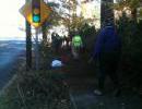 sidewalk cleanup